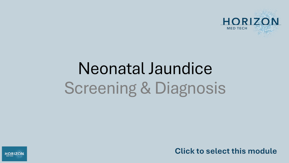 Diagnosis of Newborn Jaundice - Free Clinical Training from Horizon Med Tech