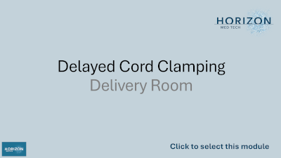 Optimal Cord Management, Delayed Cord Clamping Training